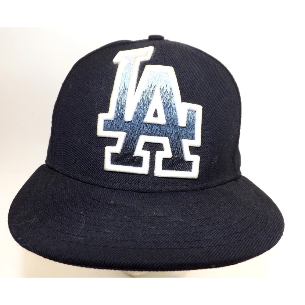 Los Angeles Dodgers ⚾ DARK Blue New Era 59FIFTY fitted hat Size 7½